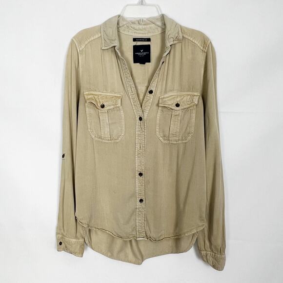 American Eagle Women's Button Down Shirt Size XS - Picture 1 of 10